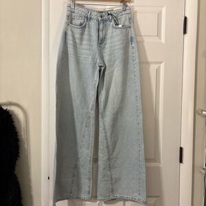 Zara Light Wash Flare Women's Jeans